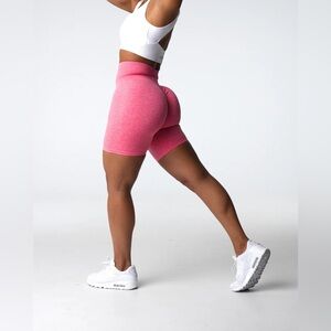 NVGTN Coral Scrunch Seamless Shorts